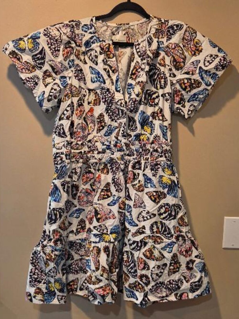 Anthropologie The Somerset Maxi Dress (Midi Edition) Sea life/Cozy Shell Print
